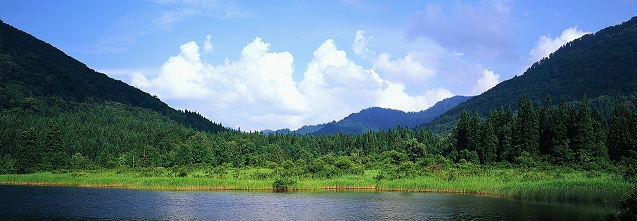 Numazawako Lake Reflecting Sky