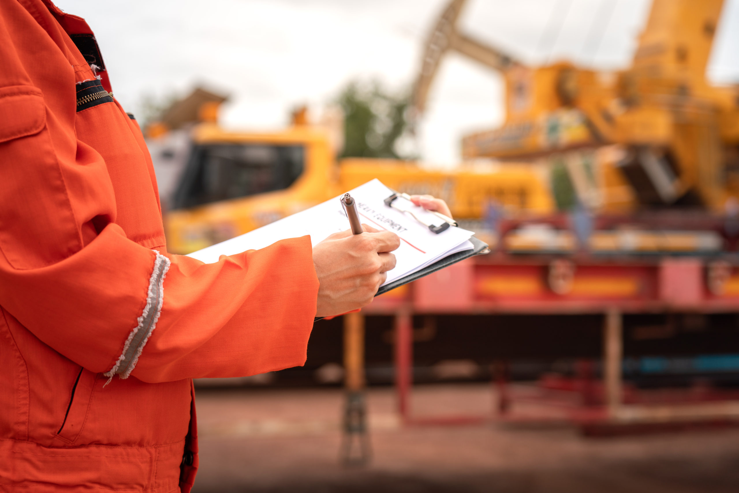 site safety audit at a construction site